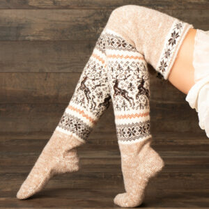 Overknee-Socken aus Wolle - Bolshaya